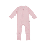 Soll Pattern Zip Bodysuit - Pink