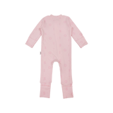 Soll Pattern Zip Bodysuit - Pink
