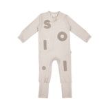 Soll Wooley Zip Bodysuit - Beige