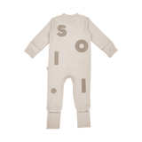 Soll Wooley Zip Bodysuit - Beige