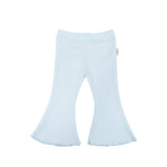 Stretch Cotton Flares - Blue