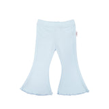 Stretch Cotton Flares - Blue