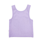 Adults Ribbed Singlet - Lilac summer 01 collection soll. the label
