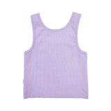 Adults Ribbed Singlet - Lilac summer 01 collection soll. the label