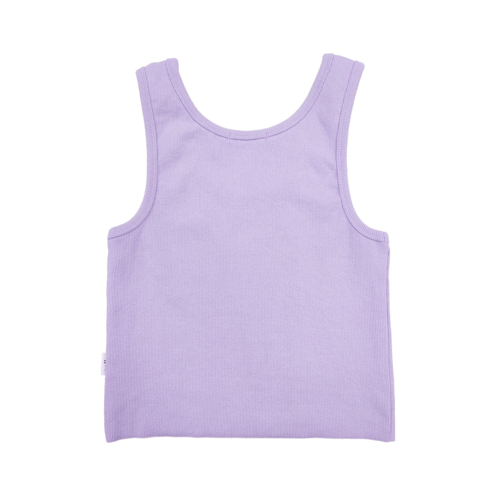 Adults Ribbed Singlet - Lilac summer 01 collection soll. the label