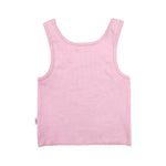 Adults Ribbed Singlet - Pink summer 01 collection soll. the label