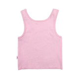 Adults Ribbed Singlet - Pink summer 01 collection soll. the label