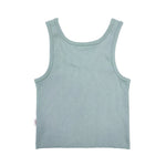 Adults Ribbed Singlet - Sage summer 01 collection soll. the label