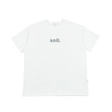 Adults Soll Denim Logo Tee - Light denim soll. the label