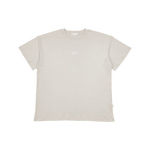 Adults Stretch Cotton Tee - Oat summer 03 collection soll. the label