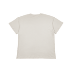 Adults Stretch Cotton Tee - Oat summer 03 collection soll. the label