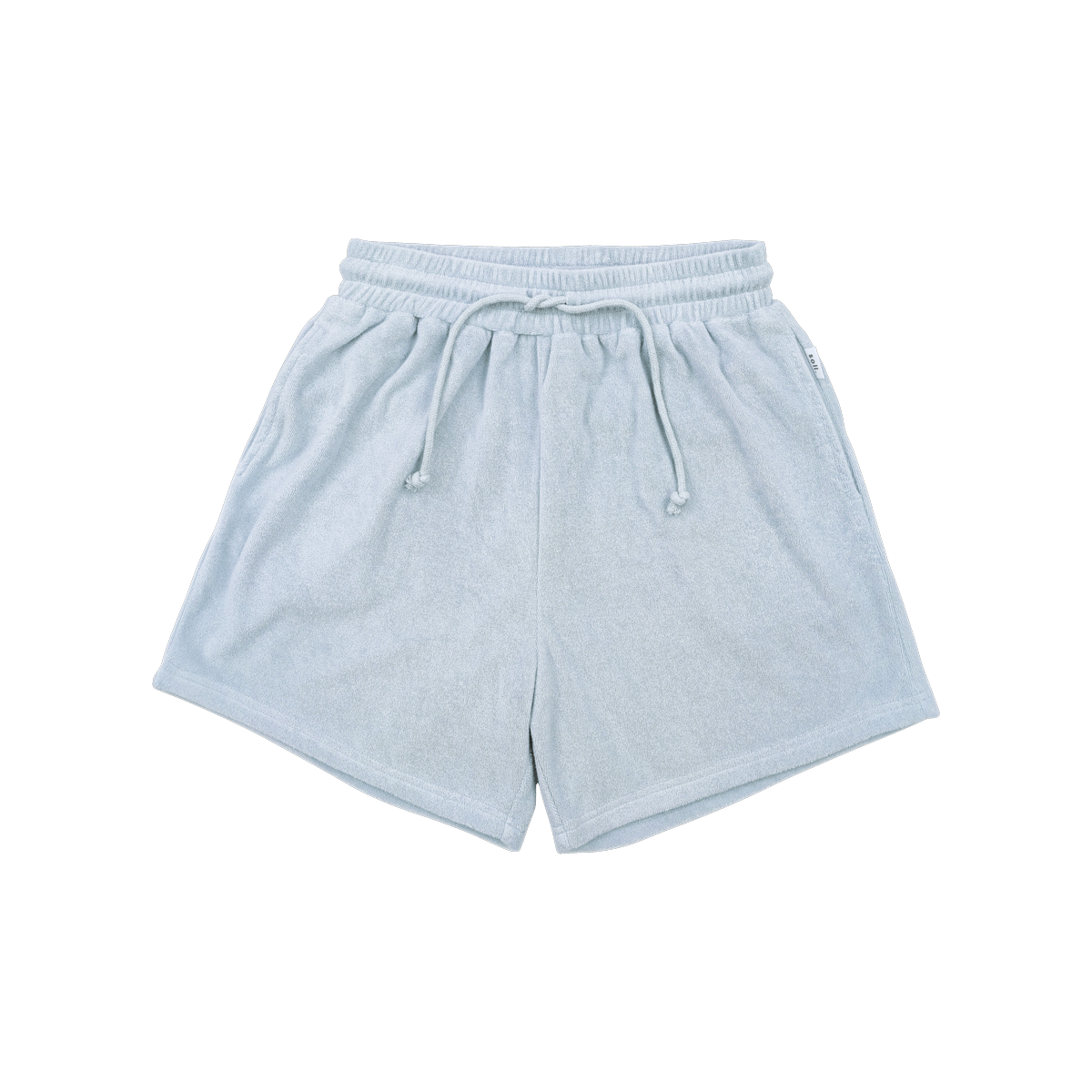 Adults Terry Towel Shorts - Blue summer 02 collection soll. the label