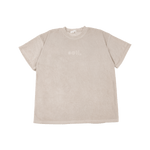 Adults Terry Towel Tee - Oat summer 02 collection soll. the label