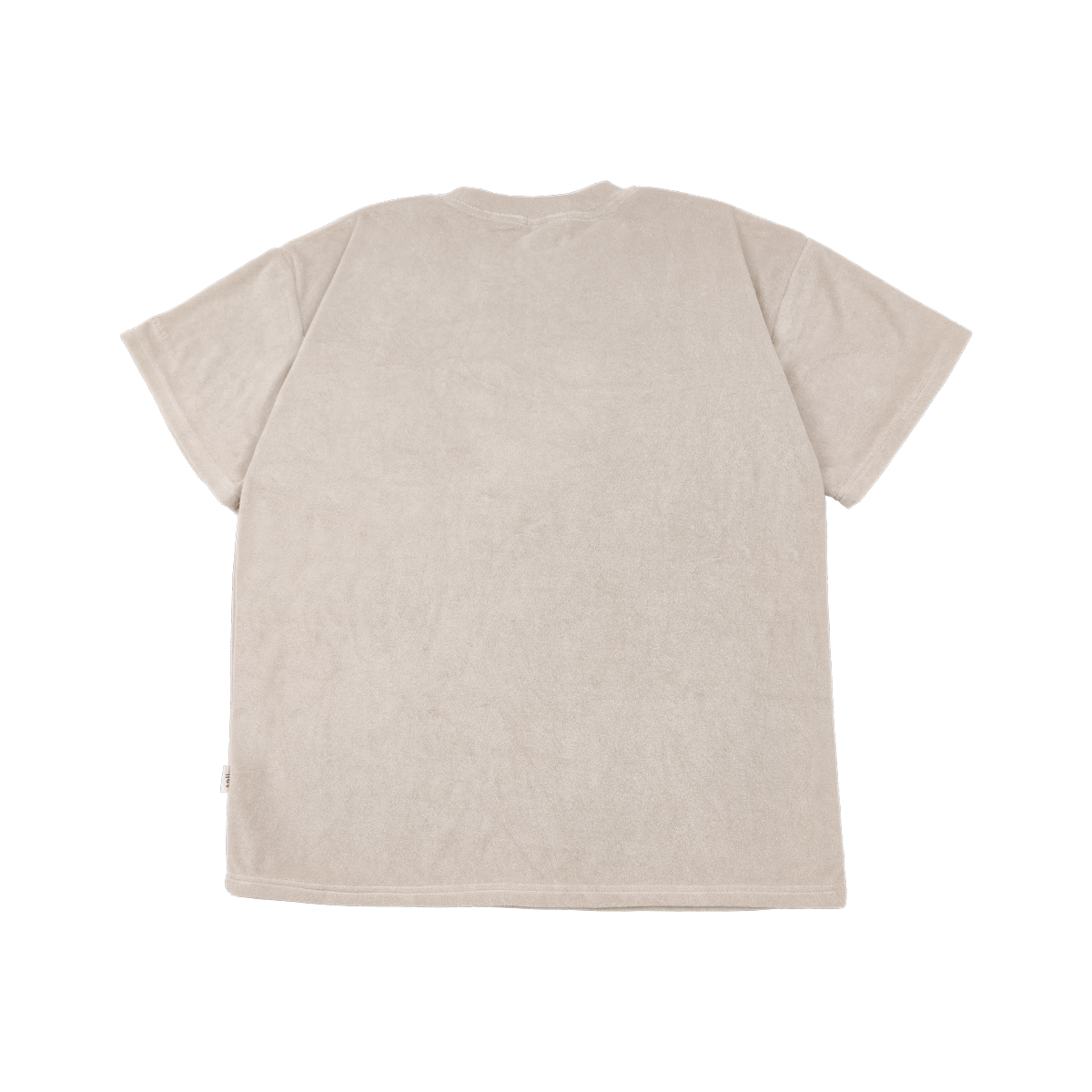 Adults Terry Towel Tee - Oat summer 02 collection soll. the label