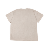 Adults Terry Towel Tee - Oat summer 02 collection soll. the label
