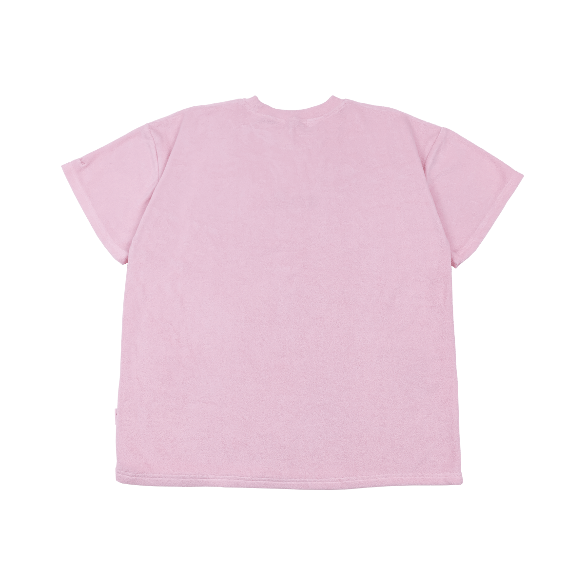 Adults Terry Towel Tee - Pink summer 02 collection soll. the label