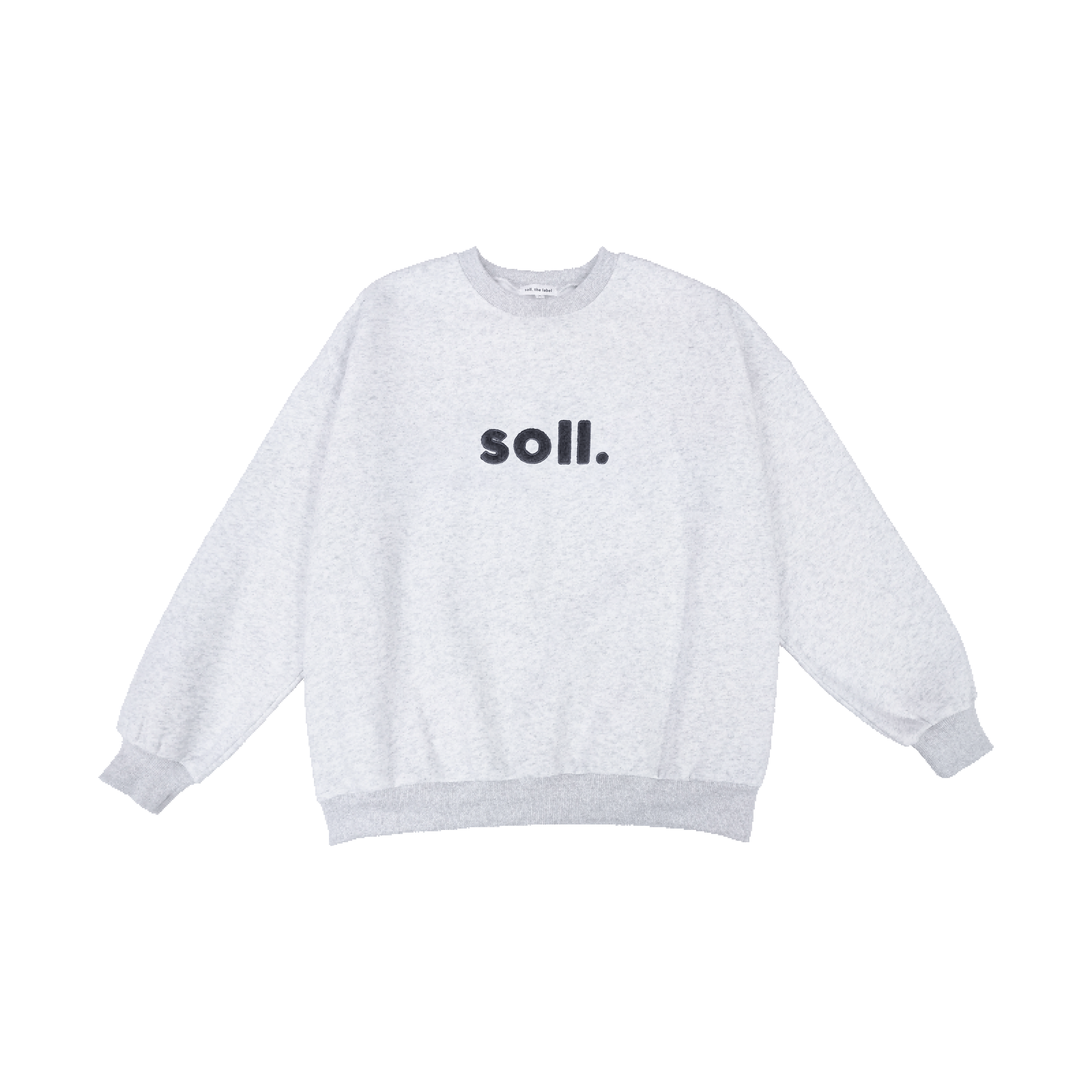 Adults Wooley Soll Jumper - Grey/Charcoal Comfy Collection 01 soll. the label
