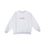 Adults Wooley Soll Jumper - Grey/Pink Comfy Collection 01 soll. the label