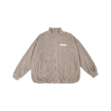 Adults Wooley Zip Jacket - Beige Comfy Collection 01 soll. the label