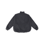 Adults Wooley Zip Jacket - Charcoal Comfy Collection 01 soll. the label