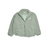 Adults Wooley Zip Jacket - Sage winter 23 soll. the label