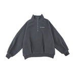 AW01 Adults Sherpa Jumper - Charcoal Autumn Winter 24 soll. the label