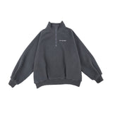 AW01 Adults Sherpa Jumper - Charcoal Autumn Winter 24 soll. the label