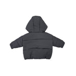 AW01 Hooded Puffer Jacket - Charcoal Autumn Winter 24 soll. the label
