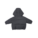 AW01 Hooded Puffer Jacket - Charcoal Autumn Winter 24 soll. the label