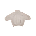 AW01 Kids Sherpa Jumper - Beige Autumn Winter 24 soll. the label
