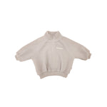 AW01 Kids Sherpa Jumper - Beige Autumn Winter 24 soll. the label