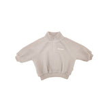 AW01 Kids Sherpa Jumper - Beige Autumn Winter 24 soll. the label