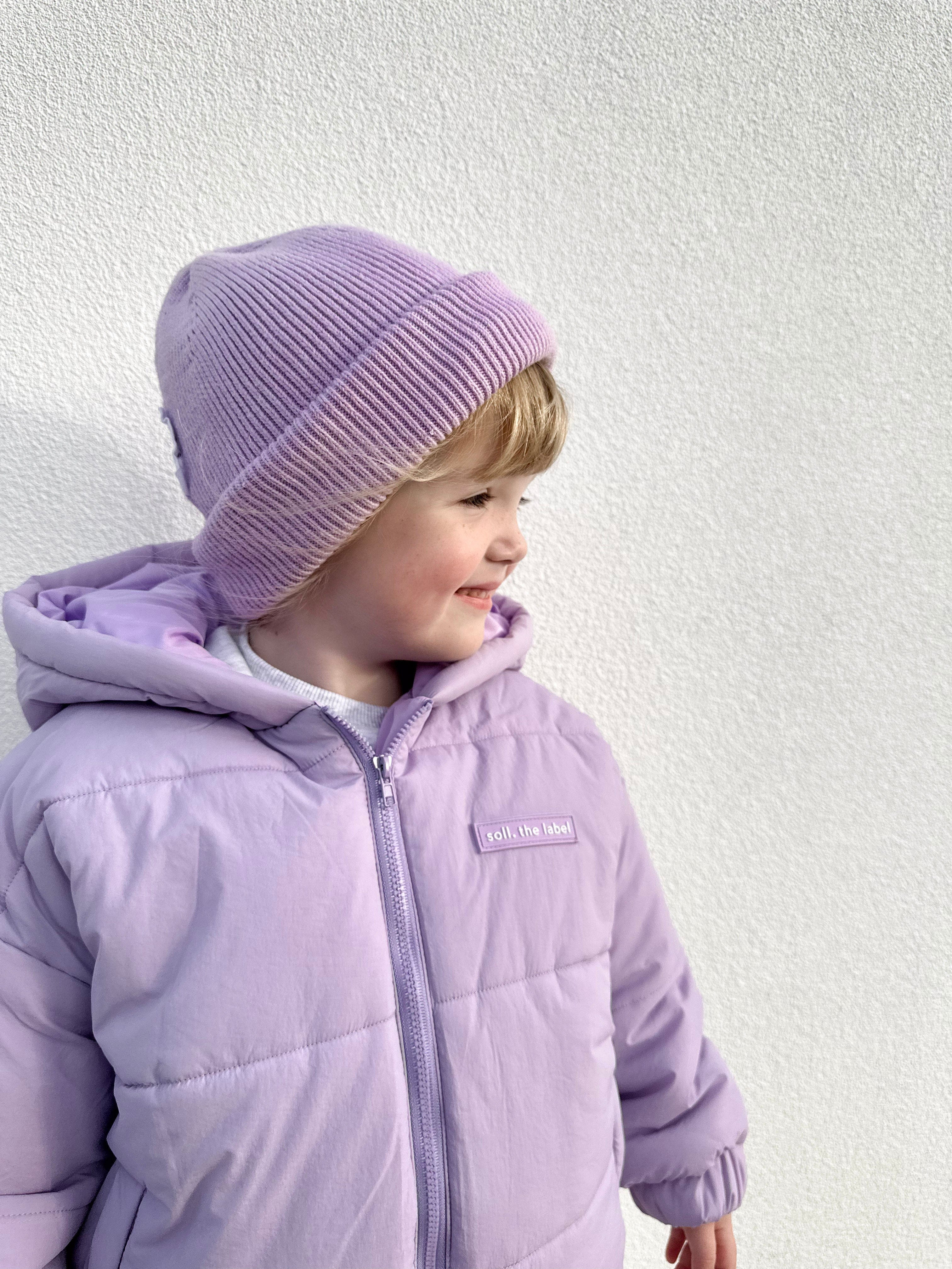 Beanie - Lilac winter 23 soll. the label