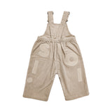 Corduroy Soll Overalls - Beige