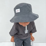 Corduroy Bubble Pants - Charcoal spring soll. the label