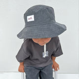 Corduroy Bubble Pants - Charcoal spring soll. the label