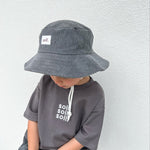Corduroy Bubble Pants - Charcoal spring soll. the label