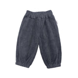 Corduroy Bubble Pants - Charcoal spring soll. the label