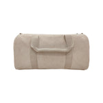 Corduroy Overnight Bag - Beige overnight bag soll. the label