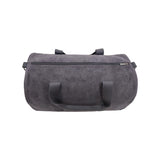 Corduroy Overnight Bag - Charcoal overnight bag soll. the label