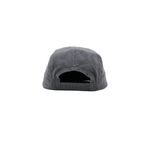 Corduroy Panel Cap - Charcoal spring soll. the label