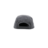 Corduroy Panel Cap - Charcoal spring soll. the label
