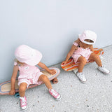 Corduroy Panel Cap - Pink spring soll. the label