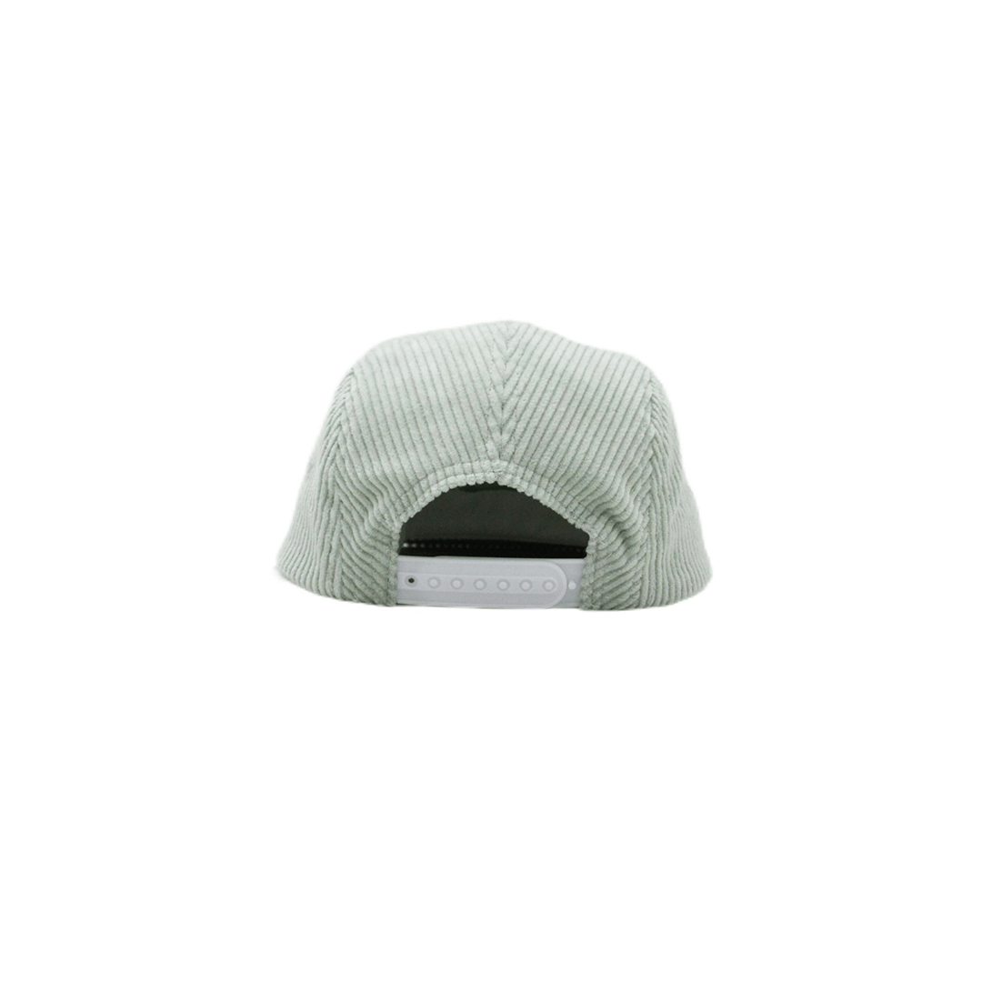 Corduroy Panel Cap - Sage spring soll. the label