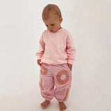 Corduroy Soll Bubble Pants - Pink Comfy Collection 02 soll. the label