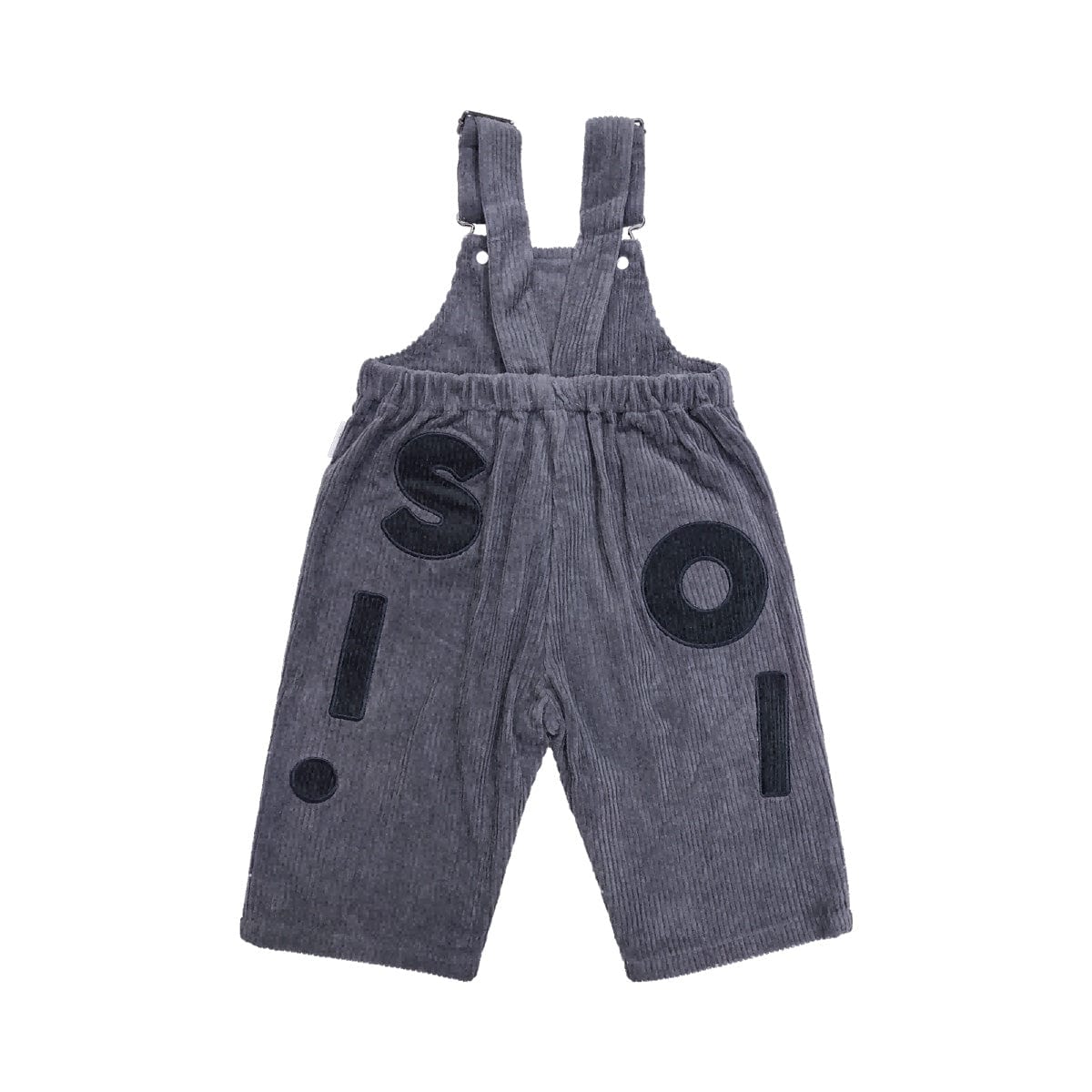 Corduroy Soll Overalls - Charcoal Comfy Collection 02 soll. the label