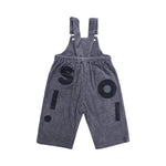 Corduroy Soll Overalls - Charcoal Comfy Collection 02 soll. the label