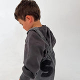 Corduroy Soll Overalls - Charcoal Comfy Collection 02 soll. the label