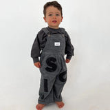 Corduroy Soll Overalls - Charcoal Comfy Collection 02 soll. the label