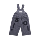 Corduroy Soll Overalls - Charcoal Comfy Collection 02 soll. the label